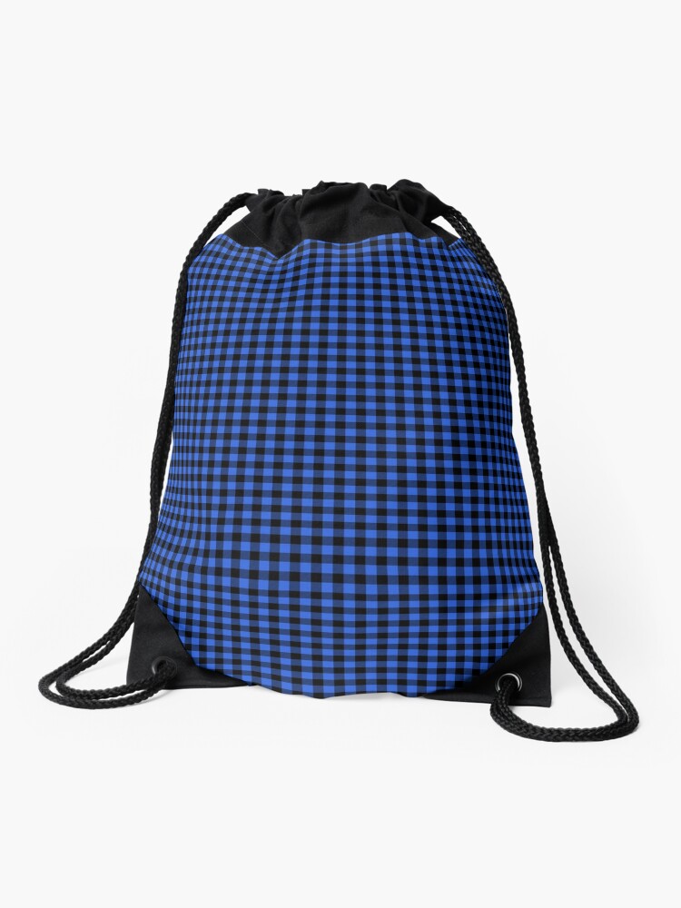 royal blue drawstring bag