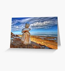 0018 The statue Greeting Card