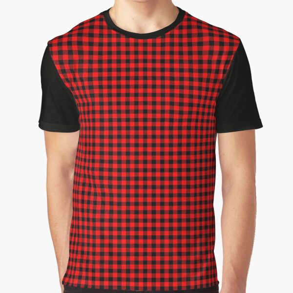 red plaid t shirt