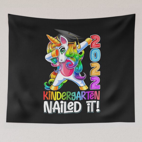Item preview, Dabbing Kindergarten Unicorn Graduation Class 2022 Nailed It T-Shirt designed and sold by Kellner-Platt.