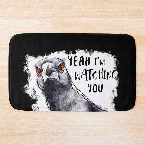 Item preview, Australian magpie season design, magpie funny attitude quote designed and sold by Krystalkayart.