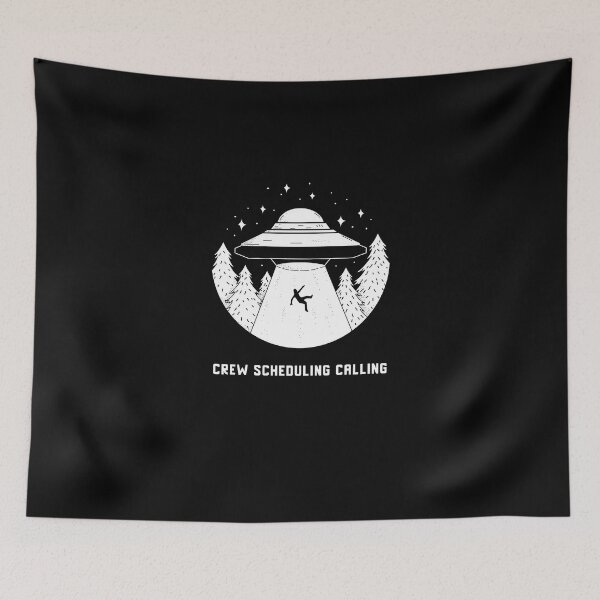 Item preview, Crew Scheduling Abduction Black designed and sold by LifeSpice.