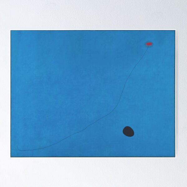 Aperçu de l'œuvre Tableau Joan Miro Bleu 3 créée et vendue par bettypure.