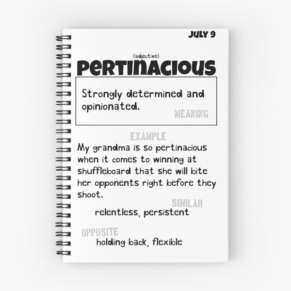 Item preview, July 9 Pertinacious designed and sold by Square Root of Squid.
