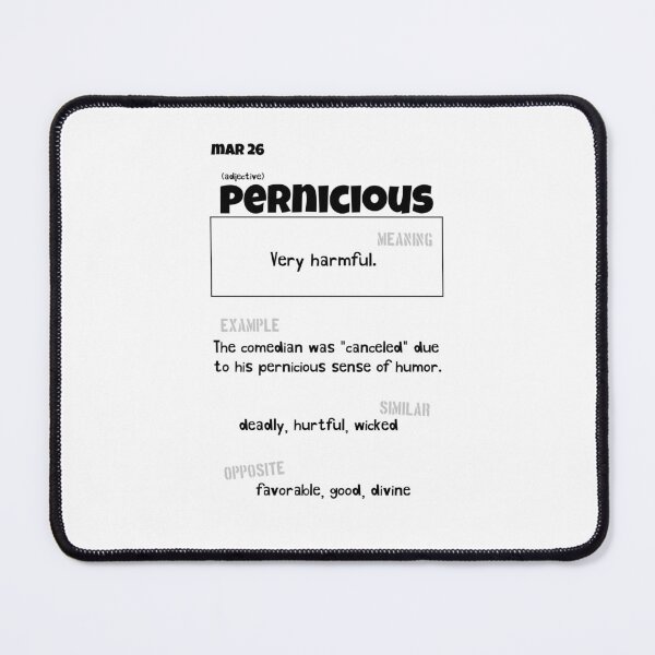 Item preview, March 26 Pernicious designed and sold by Square Root of Squid.