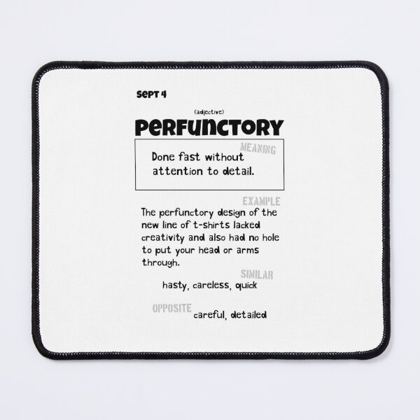 Item preview, September 4 Perfunctory designed and sold by Square Root of Squid.