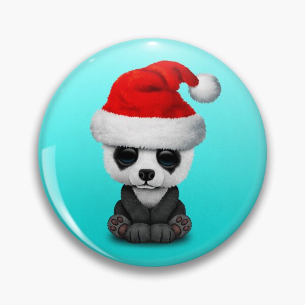 Item preview, Baby Panda Bear Wearing a Santa Hat designed and sold by JeffBartels.
