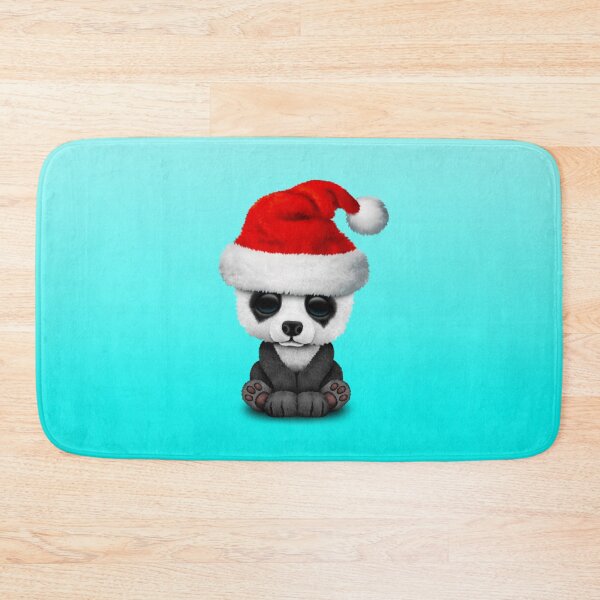 Item preview, Baby Panda Bear Wearing a Santa Hat designed and sold by JeffBartels.