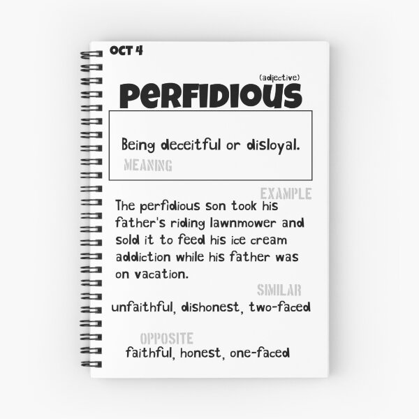 Item preview, October 4 Perfidious designed and sold by Square Root of Squid.