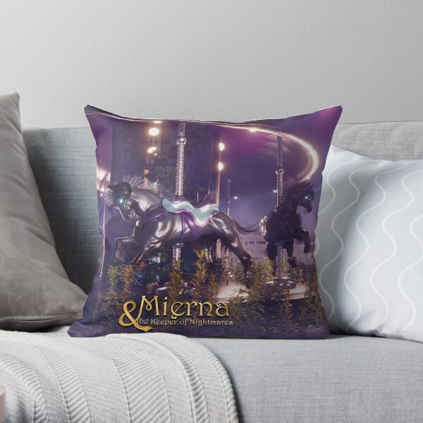 The Carousel Throw Pillow