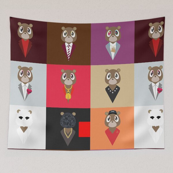 Item preview, kanye west bear characters designed and sold by AnabelWentworth.