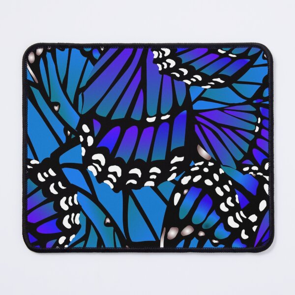Item preview, Blue Monarch Butterfly Butterflies Wings Orange Pattern designed and sold by Draculaura2009.