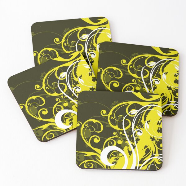 Item preview, Yellow White floral Art  designed and sold by Tshirtstory.