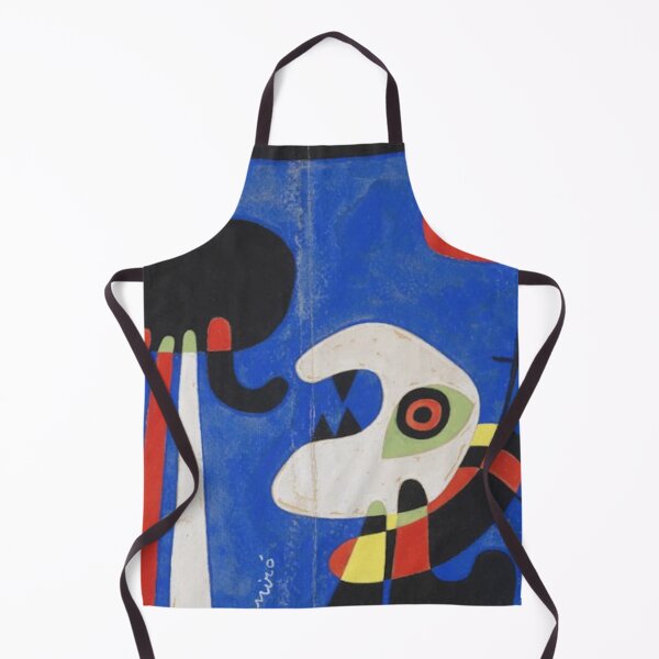 Item preview, Joan Miro Man on Blue Background designed and sold by bettypure.