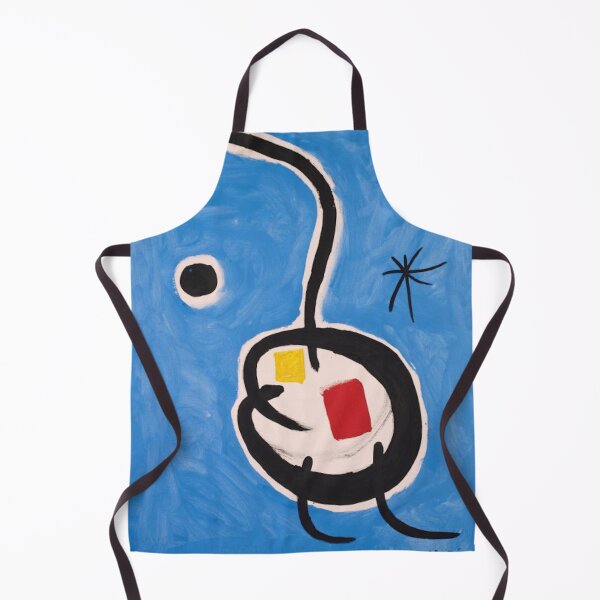 Artikelvorschau, Joan Miro Abstrakte Malerei auf Blau mit Kreis entworfen und verkauft von bettypure.