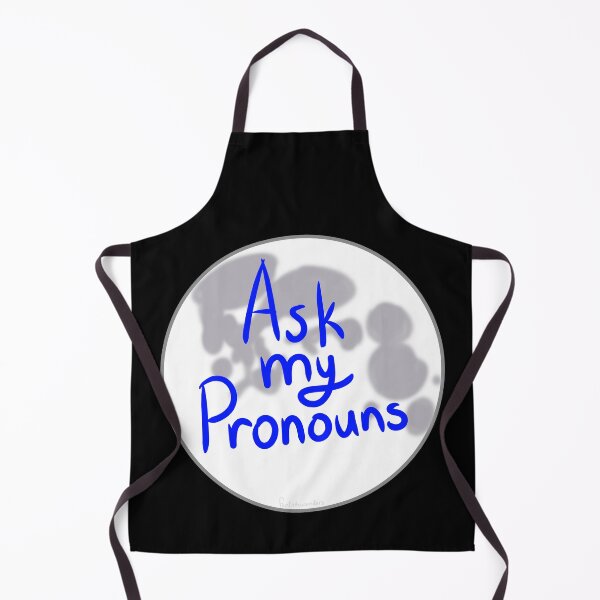 Item preview, Lunar Ask My Pronouns designed and sold by funlittlewonders.
