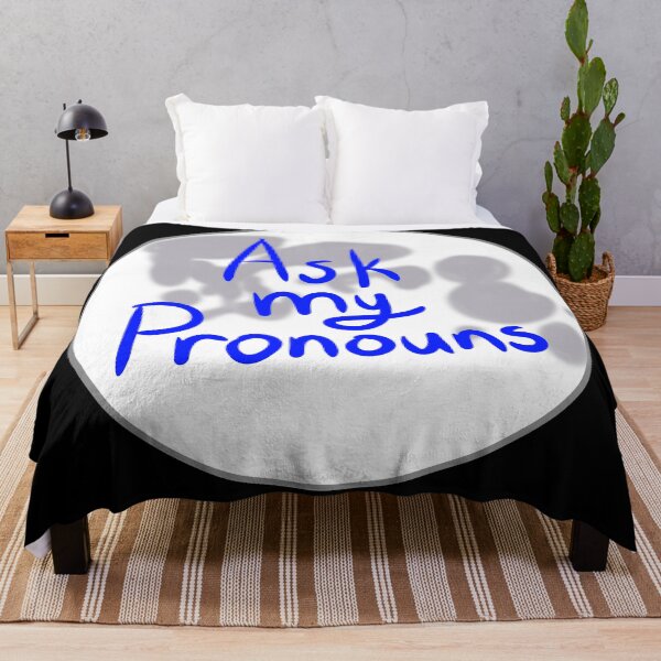 Item preview, Lunar Ask My Pronouns designed and sold by funlittlewonders.