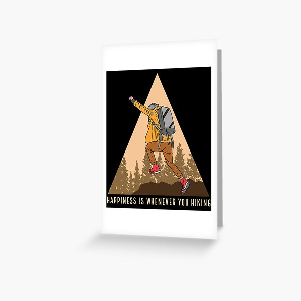 Item preview, Happiness Is Whenever You Hike | Nature & Outdoors designed and sold by Ravenvine.