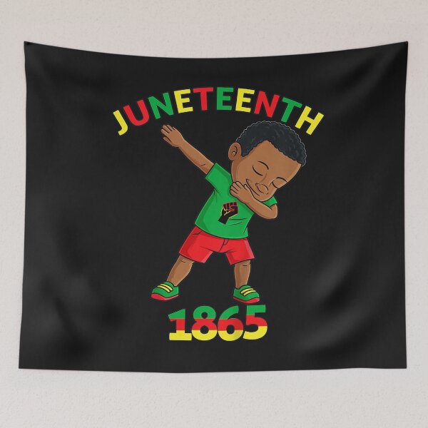 Item preview, Kids Dabbing Black King Juneteenth Melanin Brown Skin Boys Dab T-Shirt designed and sold by Kellner-Platt.