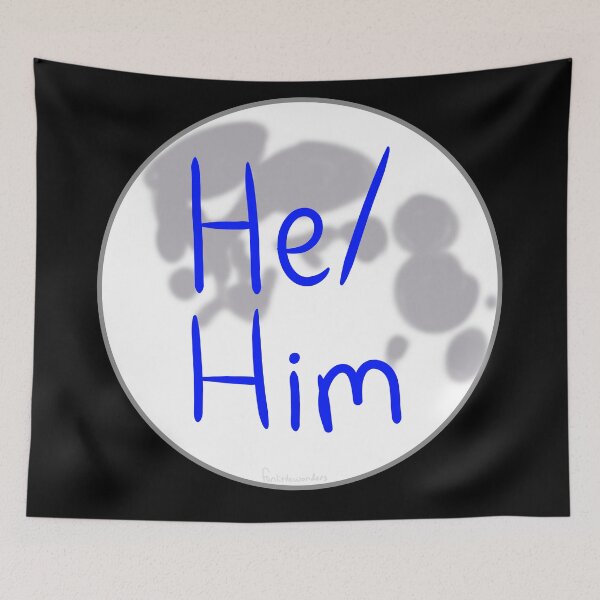 Item preview, Lunar He/Him Pronouns designed and sold by funlittlewonders.
