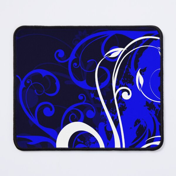 Item preview, Blue white floral Art designed and sold by Tshirtstory.