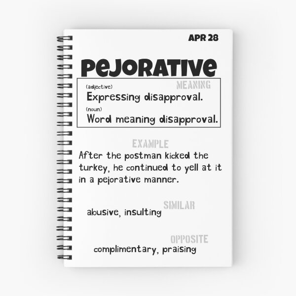 Item preview, April 28 Pejorative designed and sold by Square Root of Squid.