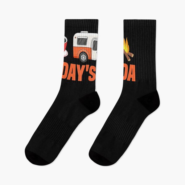 Item preview, RV Camping Camper Today's Agenda Coffee Beer Campfire designed and sold by AgelastFlaniaer.