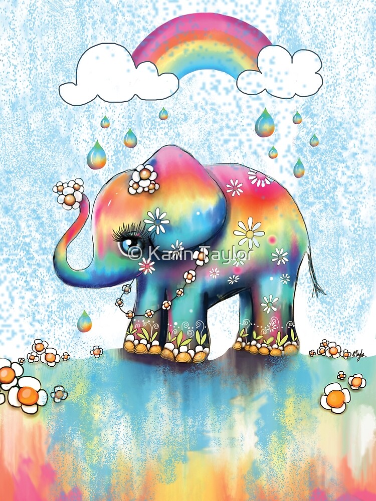 Rainbow Elephant Crystal Diamond Painting Kit - Got 2 Dot