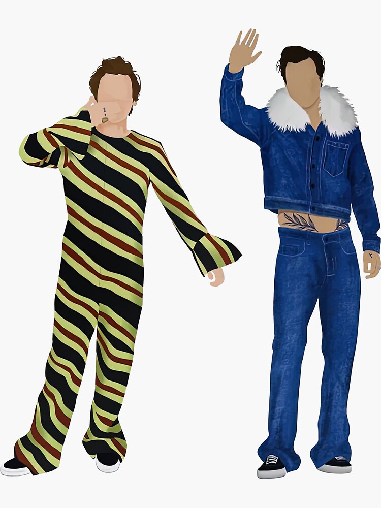 "harrry house harrry house, Harry Styles Double Denim Stripe Jumpsuit