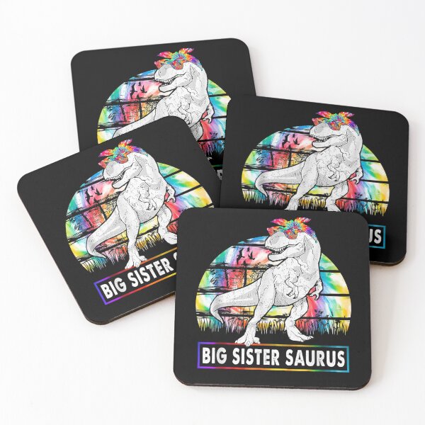 Item preview, Big Sistersaurus Dinosaur Big Sister Saurus Family Matching T-Shirt designed and sold by DemerathQuartz.