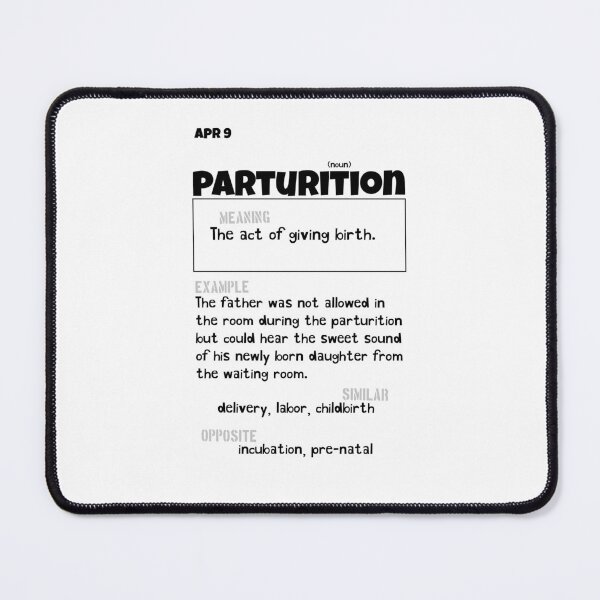 Item preview, April 9 Parturition designed and sold by Square Root of Squid.
