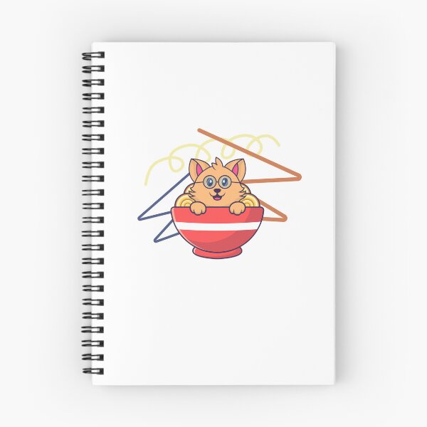Item preview,  Cute cat peeking out of a ramen bowl designed and sold by jpn insprd.