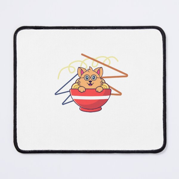 Item preview,  Cute cat peeking out of a ramen bowl designed and sold by jpn insprd.