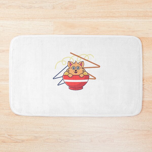 Item preview,  Cute cat peeking out of a ramen bowl designed and sold by jpn insprd.