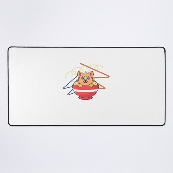 Item preview,  Cute cat peeking out of a ramen bowl designed and sold by jpn insprd.