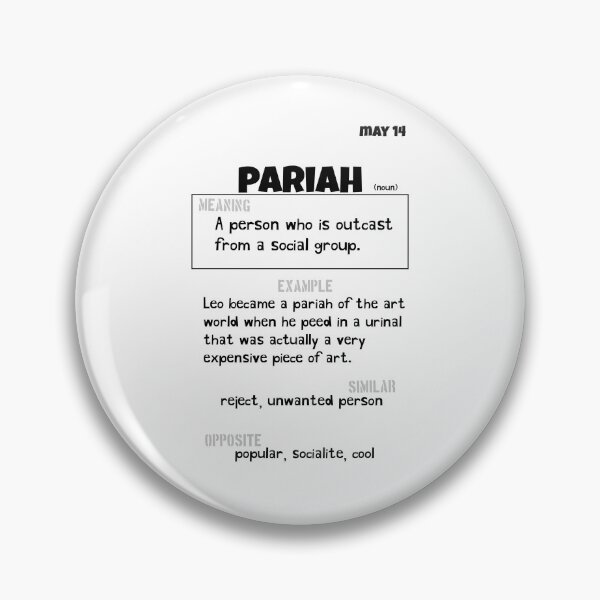 Item preview, May 14 Pariah designed and sold by Square Root of Squid.