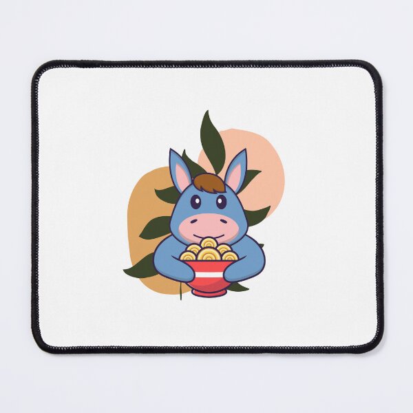 Item preview, Abstract design of a cute horse looking at a bowl of ramen designed and sold by jpn insprd.