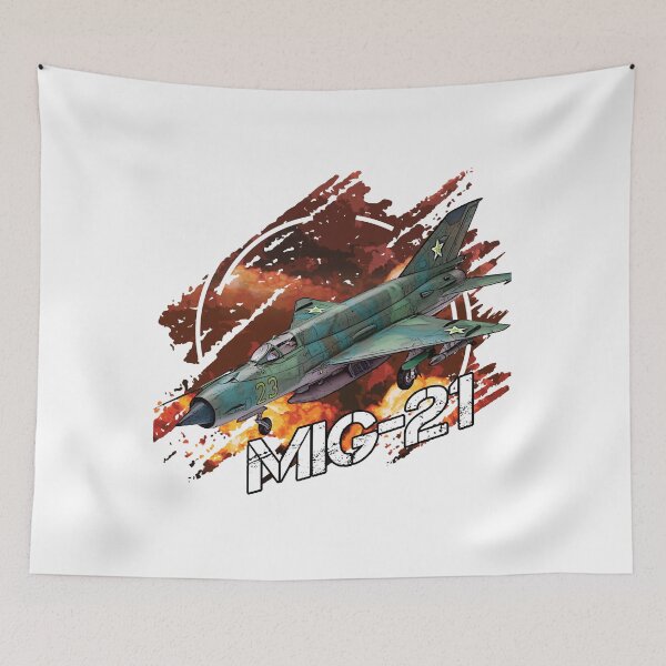 Item preview, Rus-sian Fighter Shirt Gift Mig-21 Tee designed and sold by Alexbilii02.