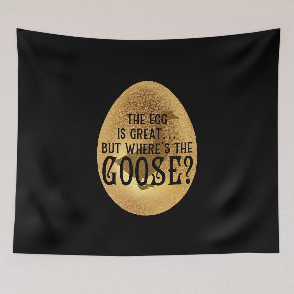 Item preview, ...but Where’s the Goose? (on Black) designed and sold by epinkb.