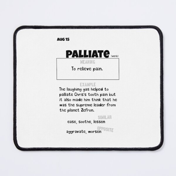Item preview, August 15 Palliate designed and sold by Square Root of Squid.