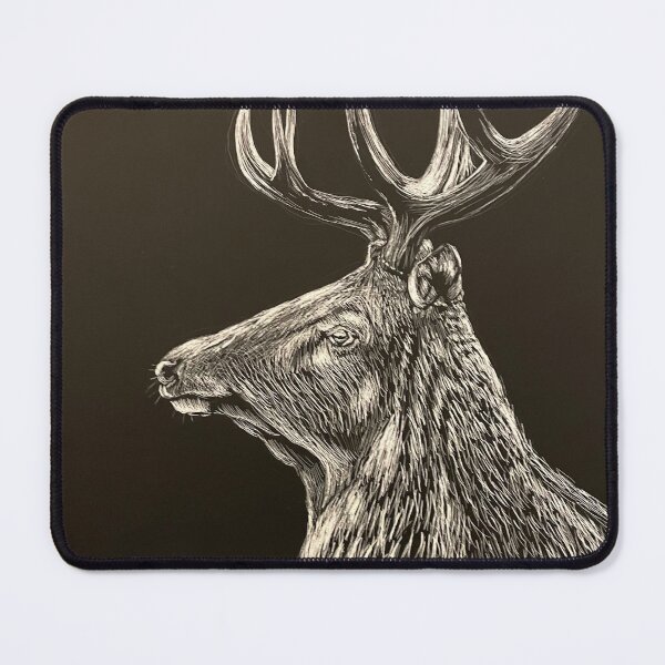 Item preview, Deer Scratchboard Piece designed and sold by Payton Reed.