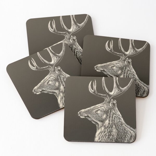 Item preview, Deer Scratchboard Piece designed and sold by Payton Reed.