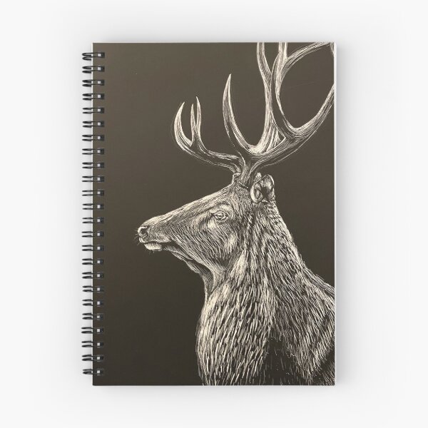 Item preview, Deer Scratchboard Piece designed and sold by Payton Reed.