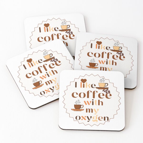 Item preview, I like coffee with my oxygen designed and sold by mena965.