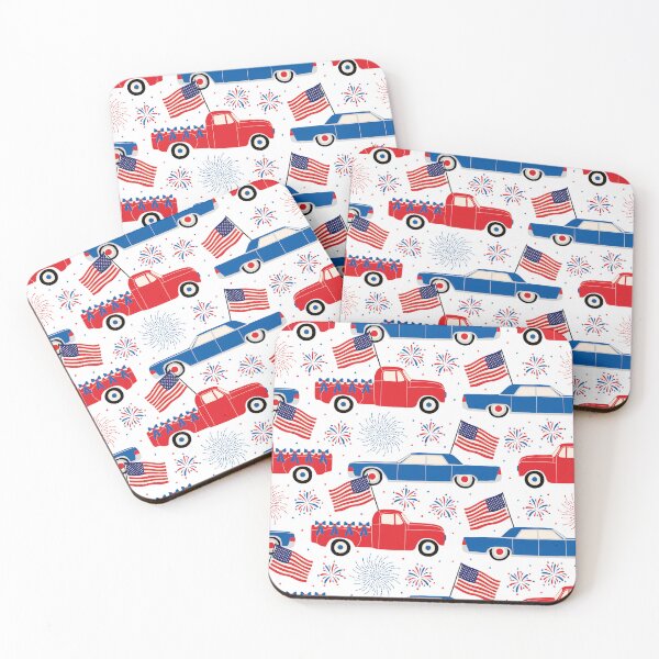 Item preview, 4th of July Flags And Fireworks designed and sold by AProperLemon.