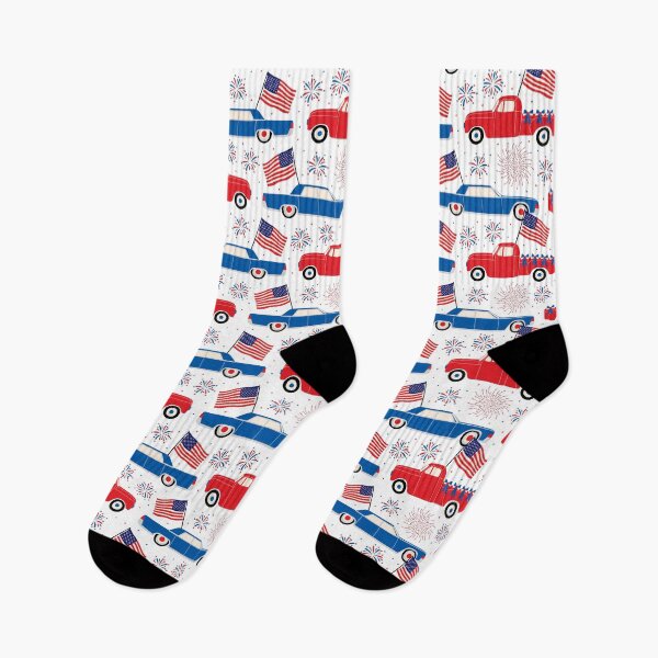 Item preview, 4th of July Flags And Fireworks designed and sold by AProperLemon.