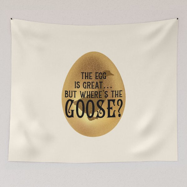 Item preview, ...but Where’s the Goose? (on Off-White) designed and sold by epinkb.