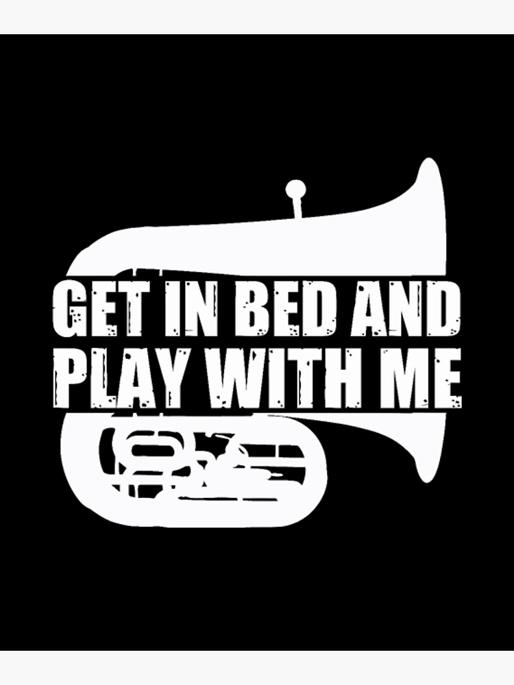 "Tuba Player Marching Band Music Tubas " Poster for Sale by XamRitan