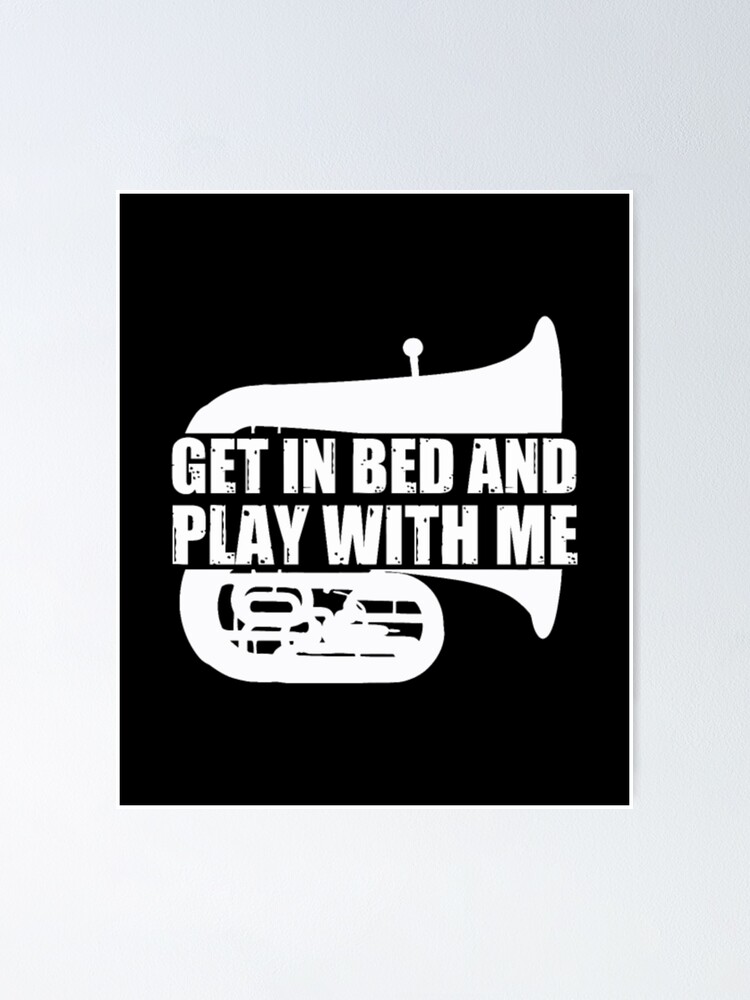 "Tuba Player Marching Band Music Tubas " Poster for Sale by XamRitan