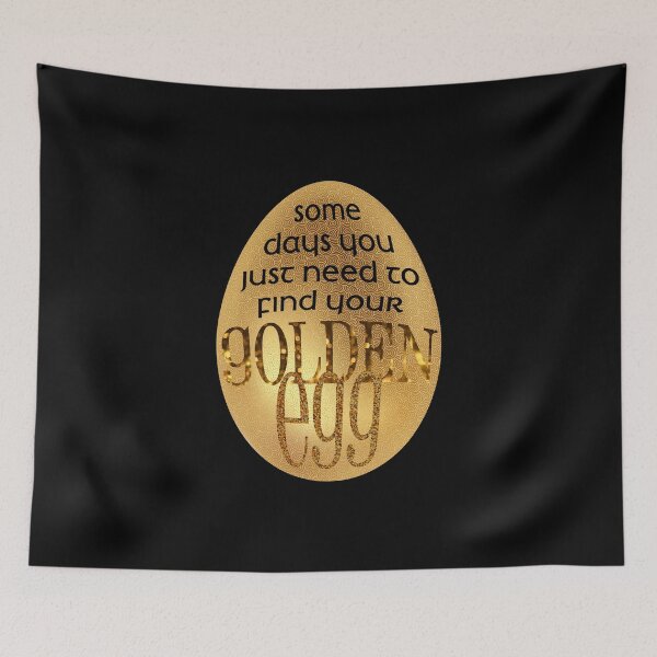 Item preview, ...Find Your Golden Egg! (on Black) designed and sold by epinkb.